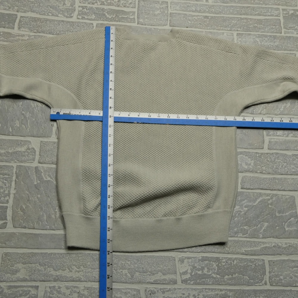 Athleta Sweater Womens 2XS Gray Waffle Knit Merino Wool Blend Soft Feel Athletic - Picture 5 of 7